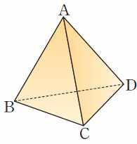 6. 확인하기 오른쪽그림과같은삼각뿔에서교점 과교선은각각몇개인지구하여라. 109) 10. 오른쪽그림과같이 한직선위에세점 A, B, C 가있다. 다음중에서서로같은것을모두찾아라. 113) AB, BC, AB, CB, AC, BA, AB, BA 7. 다음중에서옳은것에는 표, 옳지않은것에는 표를 하여라. 110) ⑴ 서로다른두점을지나는직선은단하나뿐이다.
