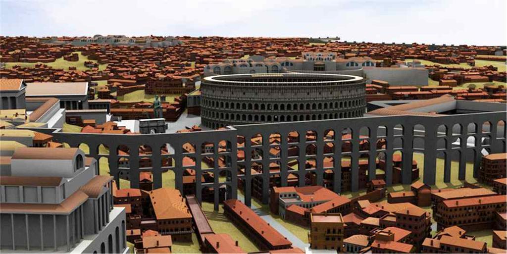 [ 그림 1] 로마의재탄생프로젝트 : 고대로마의디지털복원 [ 그림 2] 단테프로젝트홈페이지