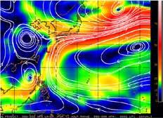 09시아열대고기압의서쪽가장자리에서전향시점을맞은후제4호태풍 리피 는 M/PF pattern