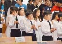 The children prepared for the sacrament under the direction of their catechists Rosaria Shin and Andy Oh for last six months.