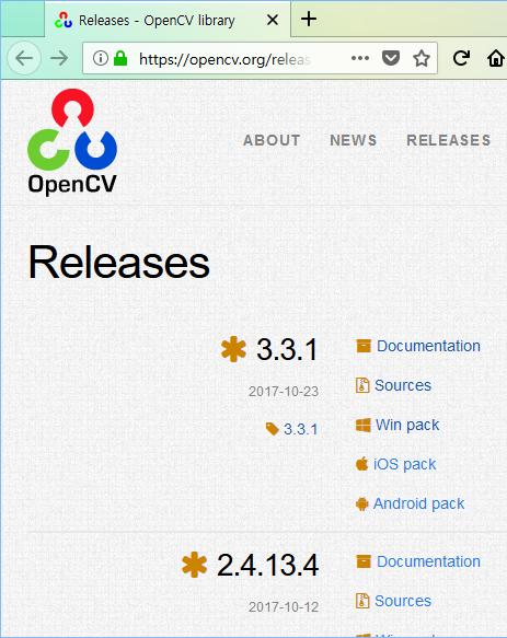 OpenCV Android SDK 설치 OpenCV