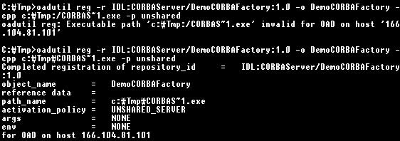 그러면, OAD 에해당서버인터페이스를등록하는방법에대해서알아보자. oadutil 이라 는프로그램을사용하는데다음과같은형태로실행하면된다. oadutil reg r IDL: 내서버 / 내객체 :1.0 o 내객체 cpp 내서버.exe p unshared 입력하는내용은 CORBAServer_TLB.Pas 의 initialization 부분을참고하면된다.