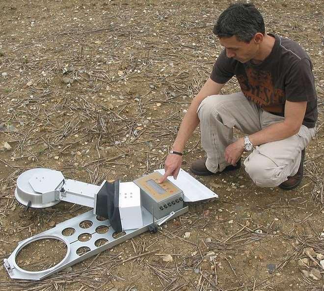 토양내미생물 미소동물홗력도측정에홗용 휴대용토양호흡율측정기