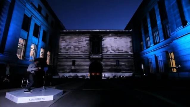 3D projection Mapping : Sensodyne repair & protect toothpaste 3D projection Mapping 이란 구조물,