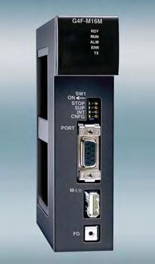 GLOFA GM Series 모듈사양 항목 적용 CPU 제어가능축수제어방식프로그램언어제어기능보간제어제어단위가감속방식프로그램연산주기 G4F-M16M 래더프로그램 통신사양 모션전용프로그램엔코더형식보정기능통신종류통신속도최대연장거리최대국수 드라이브 서보드라이브 스테핑드라이브 항목용도비고 JEPMC-W6002- JEPMC-W6003-