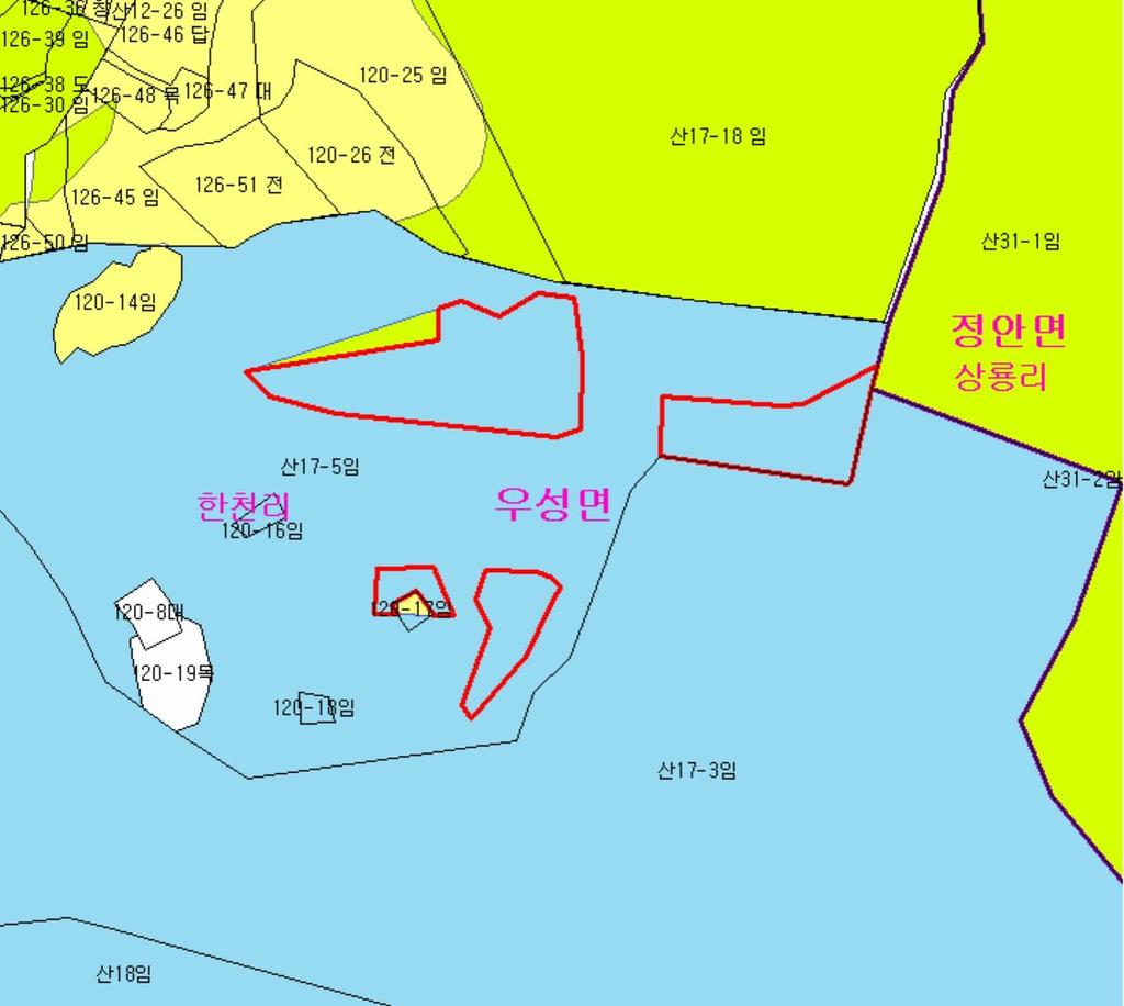 ( 보전산지변경지정 [ 임업용 공익용 ] ) NJ52-13-12-084 4.