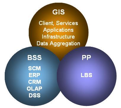 GIS 시장구분 패러다임변화에의한 GIS 시장구분 전통적인 GIS 시장 - 지도시장, GIS DB 생성등 Business support systems - 전통 IT 시장의 GIS