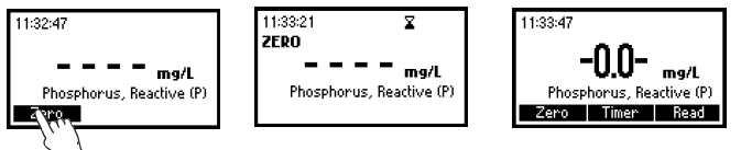 11. PHOSPHORUS, REACTIVE (0.00-5.00mg/L) 사양 (Specification) 범위 (Range) 최소측정단위 (Resolution) 0.00-1.60 mg/l P 0.01 mg/l 정확도 (Accuracy) ±0.