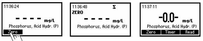 "Method Selection" 에서, Phosphorus, Acid Hydrolyzable 를선택한다.
