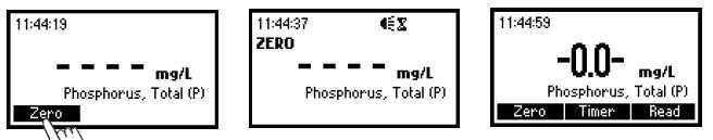 시약병을리액터에넣고 150 에서약 30 분동안가열한다. Note) 정확한결과를얻기위해시약병을정확히 30 분후에리액터에서꺼내도록한다. "Method Selection" 에서, Phosphorus, Total 를선택한다.