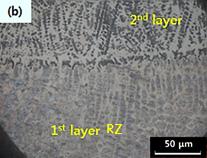 페라이트상으로 응고되어 상온에서 페라이트와 오스테나이트 2상 조직으로 나타나는 Vermicular 페 라이트형태이다.