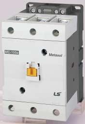 전자접촉기 (150AF) 정격 기본 접점의구성 : 주접점 극보조접점 : 2a2b( 표준 ) 수명 (AC 급 ) : 500 만회 ( 기계적 ), 100 만회 ( 전기적 ) 조작전원 : 교류 (AC 50, Hz) 또는직류 (DC) 4 단자구조로전원부및부하단배선가능단자의구조 : Screw 방식부착방식 : 나사 /DIN Rail(5mm) 겸용 정격 MC-150a