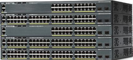 Cisco Catalyst 2960-X 시리즈 기가비트이더넷다운링크포트가탑재된스택형 L2/L3 고정구성형스위치 (fixed - configuration switch) 입니다. 스택기능과복수의전원공급모듈설치, 전원공급시스템이중화를통해유연한이중화구조의전원공급환경을구현할수있습니다.