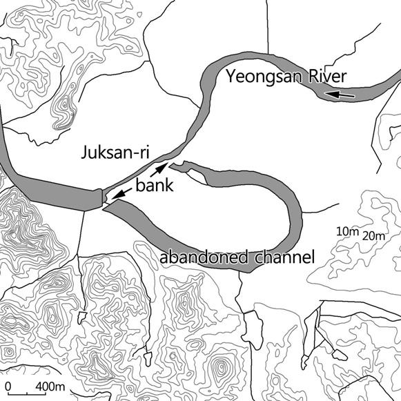 Figure 8. The abandoned channel at Juksan-ri, Naju-si.