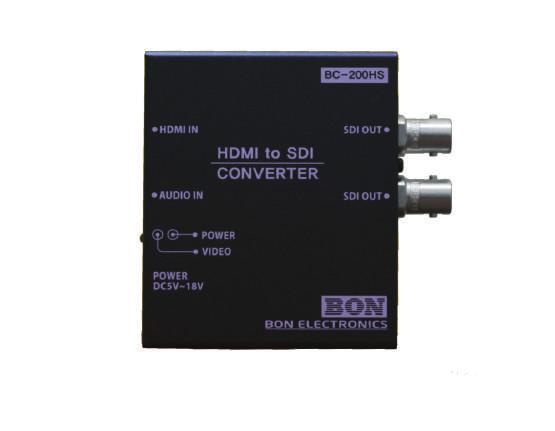 Converter BC-200HS HDMI 입력신호를 SDI 출력으로컨버팅해줍니다.