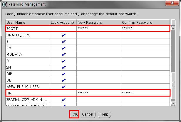 [ 설명 ] Password Management 클릭합니다.