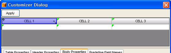 Cell 의영역을변경하려면 에마우스를올려서클릭한다음 Drag 하면영역을변경할수있 으며, cell