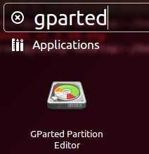 가 g p a rte d 사용 Ubuntu 에서 GUI 로포맷을하게해주는응용프로그램이다. 마우스클릭으로설정과 포멧이가능하여편리하다.