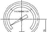 Thermometers Bimetallic Thermometer