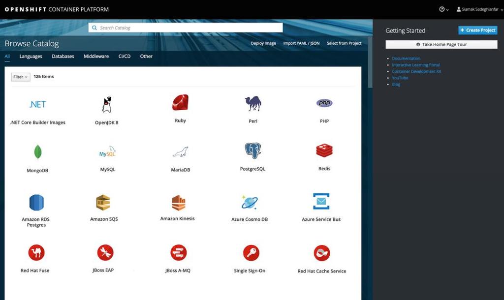 OPENSHIFT SERVICE CATALOG Other Service Brokers OTHER COMPATIBLE SERVICES Other Services A