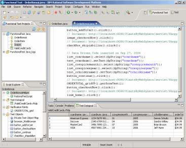 Rational Functional Tester - 기능테스트 두개의스크립트언어선택및환경지원 Java - Eclipse VB.Net VS.