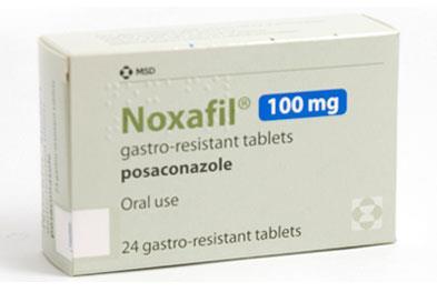 함량 Micronized Posaconazole 100mg 노랑색캡슐모양의장용성필름코팅정 ( 식별기호 : 100) 성상 / 제형 1) 다음진균감염증의치료 암포테리신 B 또는이트라코나졸불응성이거나불내성인침습성아스페르길루스증 2)