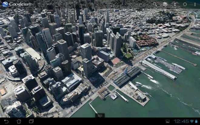 - 이는 2005년 Google Earth의런칭후가장많은변화를준것으로 기존의 - Google의 3D Google Earth를크게업그레이드한것으로볼수있음 지도서비스는소형항공기에카메라를설치하여 45 도각도에서공중촬영한사진들을기반으로함 [ 그림 ] Google Earth 3D 출처 : Dailytech(2012.