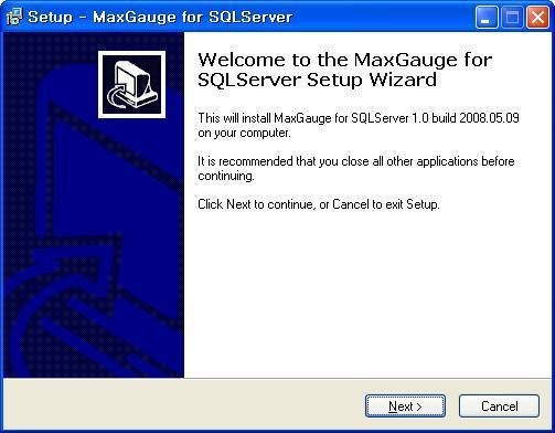 1. Maxgauge for SQL Server Client Install & Configuration 1.