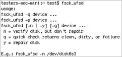 디스크유틸리티를시작합니다 ( 이동-> 유틸리티 -> 디스크유틸리티 ). 왼쪽에표시된사용가능한파티션목록에서 NTFS 볼륨을선택합니다. 창상단에있는검사 / 복구탭을선택합니다.
