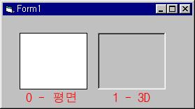 PictureBox 컨트롤이어떤모양을갖는지를설정 값은 '0