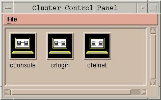 CCP. 4. CCP (cconsole, crlogin ctelnet). 1.4.0.1 CCP(Cluster Control Panel). 1 1 CCP(Cluster Control Panel) 1.4.0.2 cconsole, crlogin ctelnet.