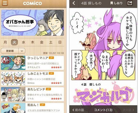 Comico [ 참고자료 ] App Annie, "Worldwide App Annie Index for Apps March 2015", 2015.3 Global Window, " 일본, 전자서적시장규모확대추세 ", 2014.09.12. Metapsm," ゲームに続く巨大市場となるか?