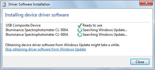 Windows 7, Excel 2007 2. 측정기를 USB 로연결할경우에장치드라이버의설치가필요합니다. 아래순서로실시하십시오.