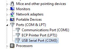 Windows 7, Excel 2007 16 PCD COM. 순서 5 와마찬가지방법으로장 치관리자가표시되게하여 [Ports (COM & LPT)] 를전개시키면할당 된 COM 포트번호가표시됩니다. 주기 이 COM 포트번호는 CL-S10w 를기동하 여측정기와연결할때에필요하게됩니다. 이렇게하면설치가완료됩니다. 3.