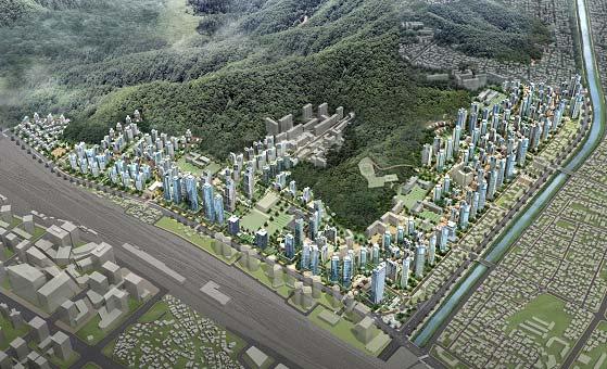서울광장을연결하는대규모녹지축을조성한다.