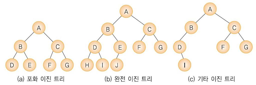이진트리의분류 포화이진트리 (full binary tree)