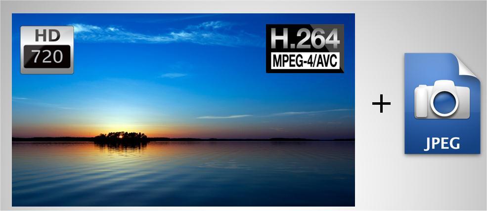 NR-RVM1 기능둘러보기 720p HD Video Streaming Dual Streaming H.264 Codec MJPEG Streaming Network Viewer H.