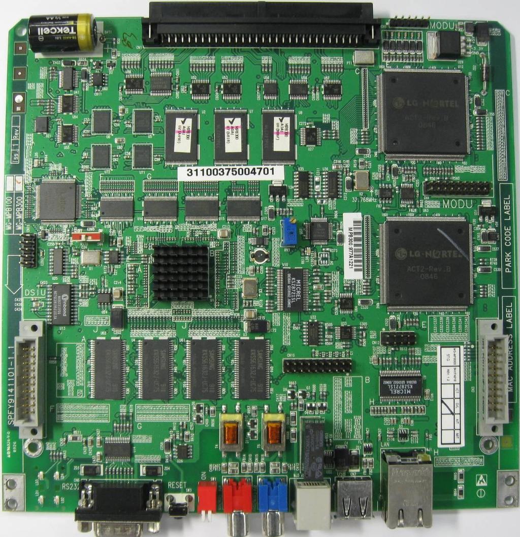 ASIC ACT2 CN4 CPU(U1) M82805G RV1 LD6 (U63) LGN