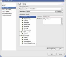 IDE Project Management Creation, configuration, and building Makefile