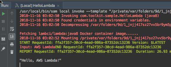 Lambda 함수호출및디버그 Lambda 함수디버그 거터아이콘에서동일한상황에맞는메뉴를사용하여로컬로 Lambda 함수를디버그할수도있습니다. 1.