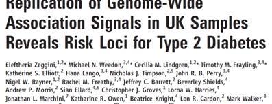 The Second GWAS for T2D decode genetics, Iceland FUSION Finland United States Investigation of NIDDM SLC30A8, HHEX,