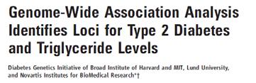 Genetics Initiative of Broad Institute of Harvard and MIT, Lund University, and Novartis Institutes of BioMedical