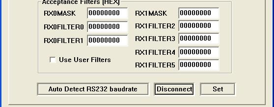 CAN2RS232컨버터모드로부팅할수있게하고, 컨버터의전원을인가한다.