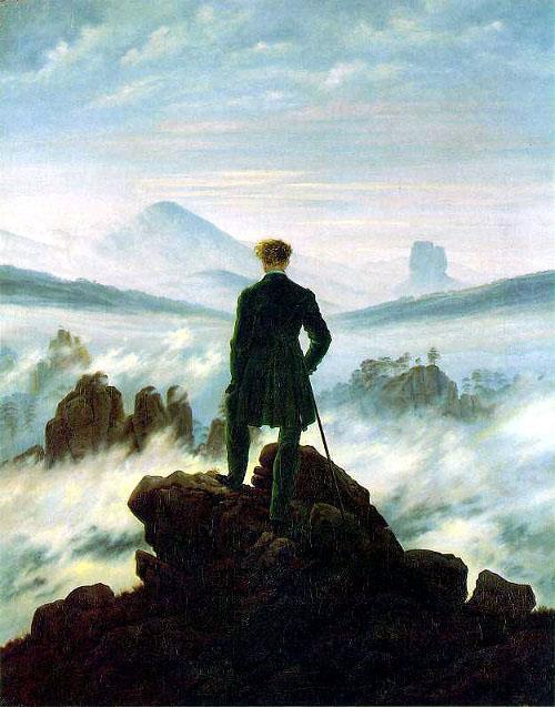 [Wanderer above the Sea of Fog] Caspar David