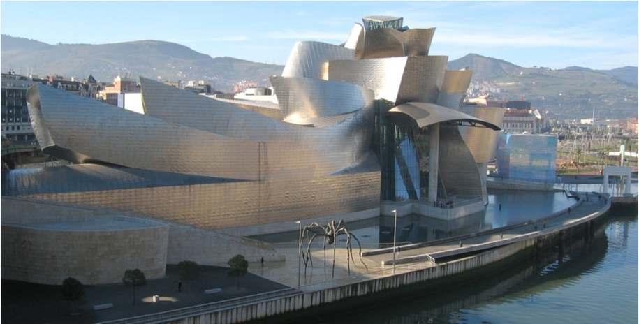비정형건축물, Before Digital Era 구겐하임박물관빌바오, Frank Gehry 설계 :1991 공사기간 :1993~1997