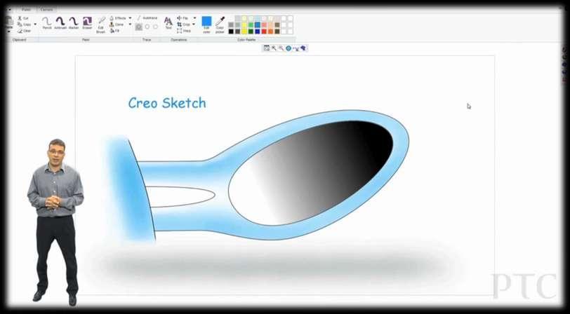 Video of 2D Concept Design using Creo Sketch Video of 2D Concept Design using