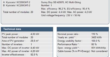 DC( 직류 ) 전기를사용경우 : 태양전지는직류 (DC) 전기생성, 주로 12V와 24V사용, 직류전원을바로사용하는것이경제적. 태양전지모듈 (Solar Module) - 사용기기의용량과사용시간에따라선정. 배터리 (Battery) - 흐린날이나야간에사용하기위하여는축전지 (Battery필요. 부조일수를참조하여축전하는시간과사용부하의용량에따라선정.