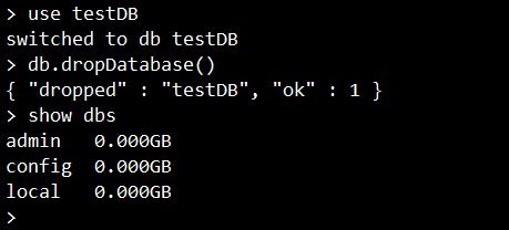 - 19-5. 기능소개 5.1.2 Database 제거 db.