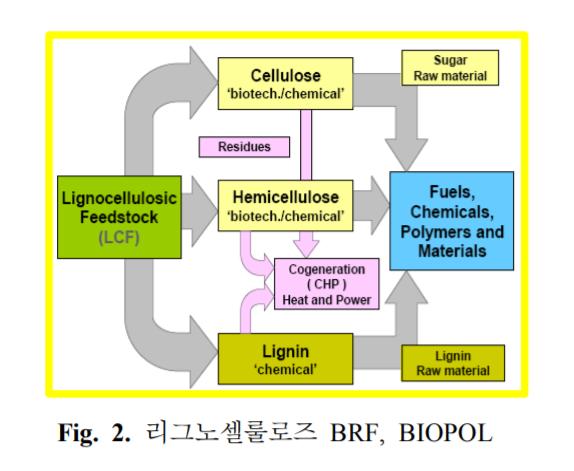 Principle of Bio-PO 리그노셀룰로즈 리그노셀룰로즈는목질