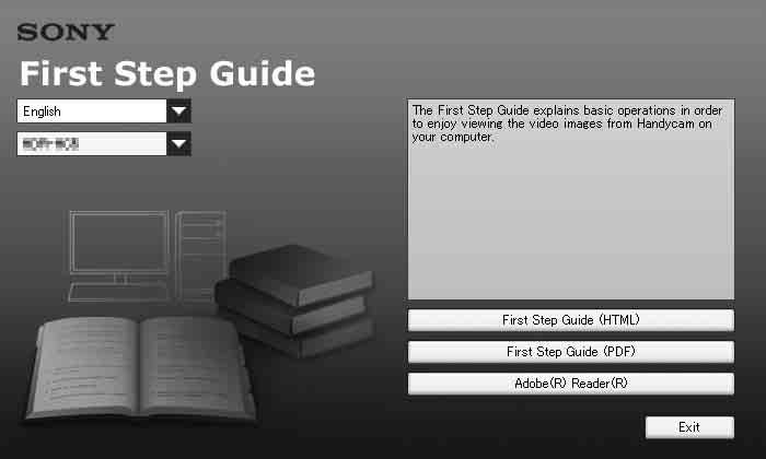 6 [FirstStepGuide(HTML)] 을클릭합니다. 설치가시작됩니다. [Save is complete] 가나타나면 [OK] 를클릭하여설치를마칩니다. " 시작안내서 " 를 PDF로보려면순서 6에서 [FirstStepGuide(PDF)] 를클릭하십시오.